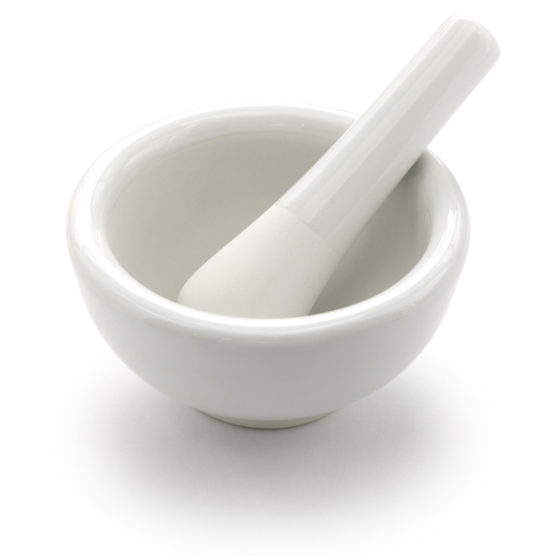 A pestle and mortar